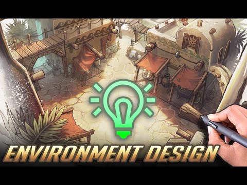 Environment concept art - What I think about when designing a location.