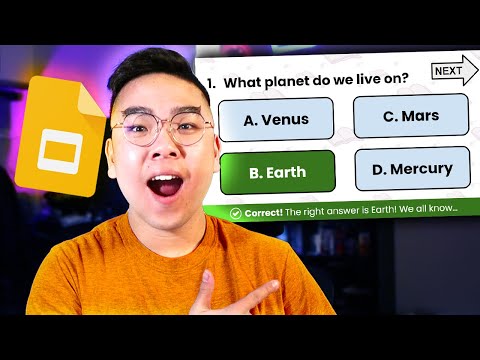 How to Make an INTERACTIVE QUIZ in Google Slides! *EASY TUTORIAL*
