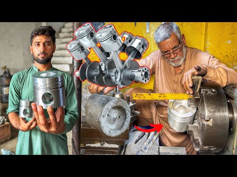 Manufacturing Process Of Six Cylinder Diesel Engine Piston