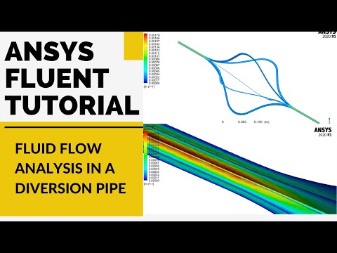 Flow Analysis in a Diversion Pipe | Fluid Flow Analysis in ANSYS CFD | ANSYS Fluent Tutorial | CFD