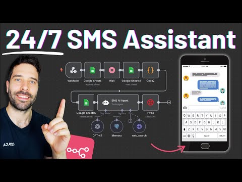 The Most ADVANCED SMS AI Agent You Can Build (No-Code, n8n)
