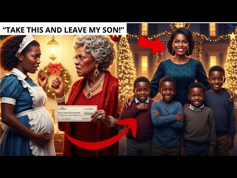His Billionaire Mother Paid the Maid to Disappear — One Christmas Day She Returned With Four Boys