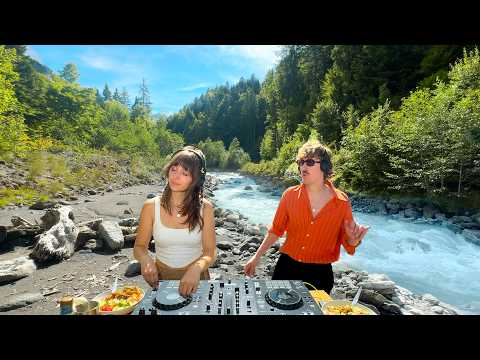 Soft Jazz House Music Mix & Outdoor Cooking In Nature | Chill River Picnic | Road Trip Playlist