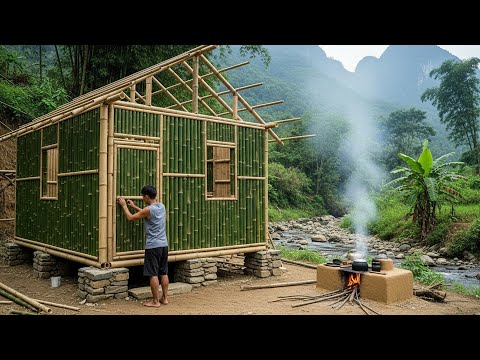 Giving up everything | The young man transformed the wild mountains and forests into his dream home.