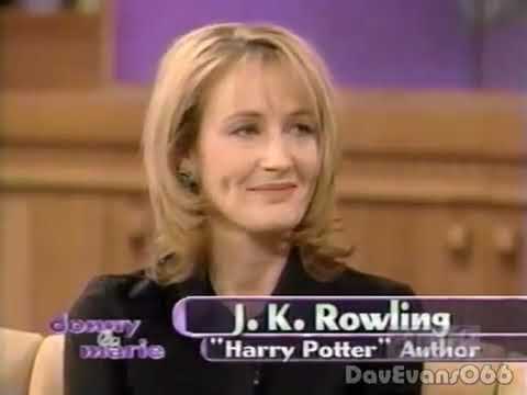 J K Rowling on TV in 1999