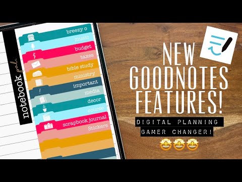 STOP!! 😱 New Goodnotes 6 features and MIND blowing ways to use them in DIGITAL PLANNING! 🤩