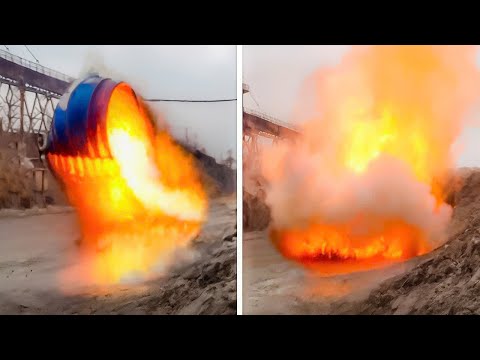 Heavy Machinery and Industrial Mistakes Caught On Camera