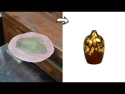 금속기물 - 기린무늬/metal vessel - giraffe pattern