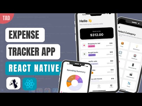 Build an Expense Tracker App With React Native & Expo - React Native Tutorial For Begineers