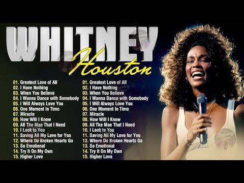Whitney Houston's Best Songs Collection | Best Legendary Ballads - Best Love Songs Ever