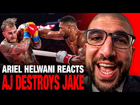Anthony Joshua DESTROYS Jake Paul, Ariel Helwani Instant Reaction