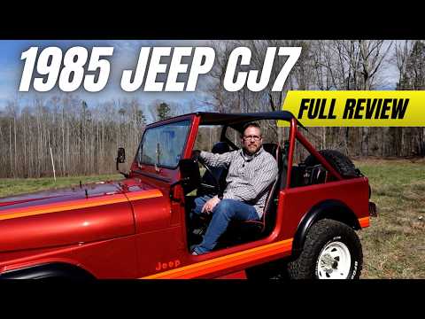 1985 Jeep CJ7 Spring Special – Rare Features, Inline 6 Power & the origin of the 'Jeep Wave'.