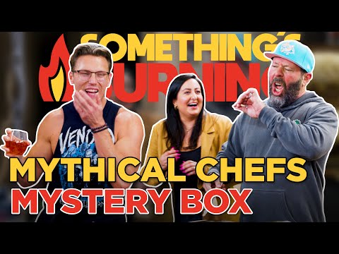 A Mystery Meal with Mythical Chefs | Something’s Burning | S3 E17