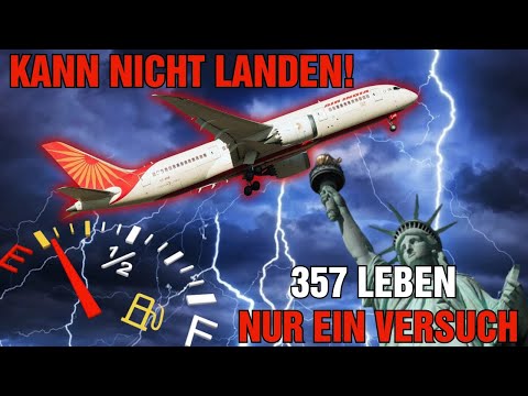KEIN TREIBSTOFF ÜBER NEW YORK! Mehrere Systeme fallen gleichzeitig aus | Flug 101 von Air India