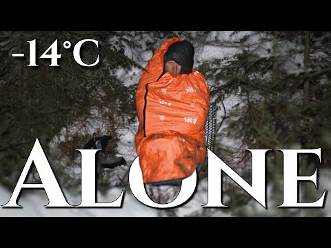Surviving Winter Night In Emergency Blanket at -14