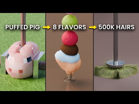 8 Minutes of Satisfying Physics in Blender