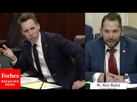 'Your Position On This... Is Just Frankly Unbelievable': Josh Hawley Unleashes On SBA Official