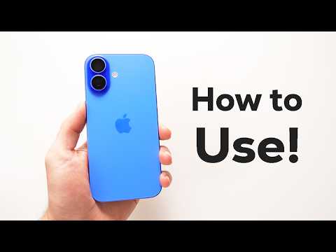 How To Use The iPhone 16 - Full Beginners Guide!