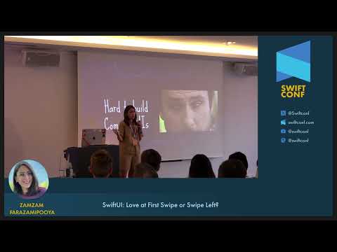 SwiftConf 2023 – Zamzam Farazamipooya: SwiftUI: Love at First Swipe or Swipe Left?