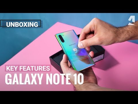 Samsung Galaxy Note10 unboxing and key features