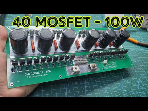 Ultra-Powerful Inverter Board with 40 MOSFETs (100W) | JLCPCB
