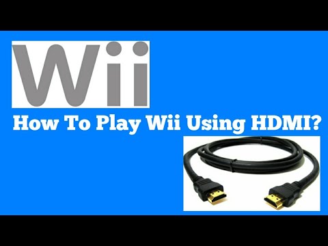 How To Play Your Nintendo Wii Using An HDMI Cord!