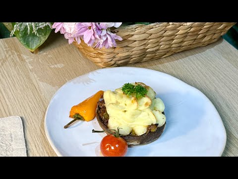 Easy Dinner | Stuffed Mushrooms - Perslily Kitchen