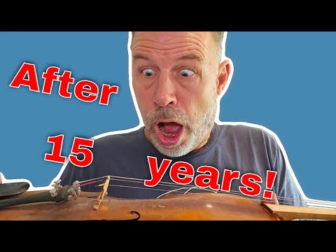 She missed playing her violin so much... Then she got out her...