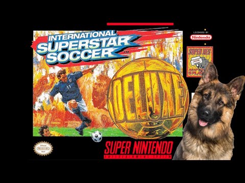 Brazil vs England (Dog Referee mode) :: International Superstar Soccer Deluxe (Super Nintendo 🇺🇸)