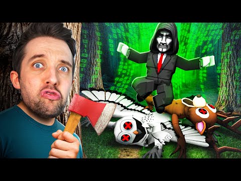 ein HACKER TÖTET EULE UND HIRSCH in Roblox 99 Nights in the Forest