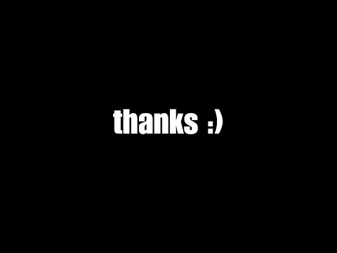 thank you + plugging my other channels