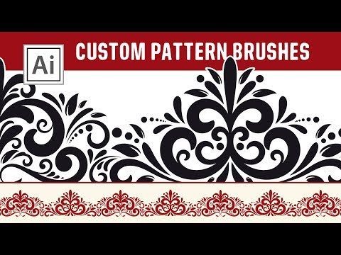 Custom Pattern Brushes - Design your own Brushes in Adobe Illustrator