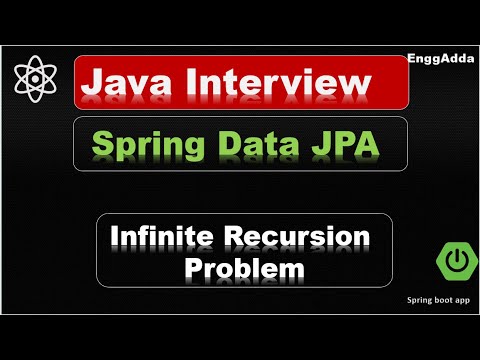 Java Interview | Spring Data JPA Recursion Problem| Hibernate | Spring Data JPA | EnggAdda