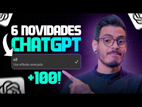 6 Novidades no ChatGPT: GPTs, Projetos, o3-Pro e MAIS!