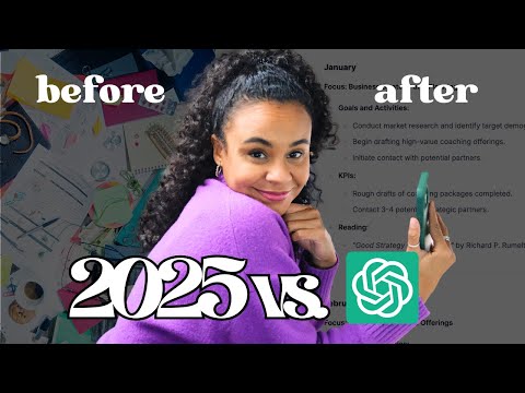 How to Design 2025 Like a CEO  (with ChatGPT) *PART 1* this blew my mind 🤯