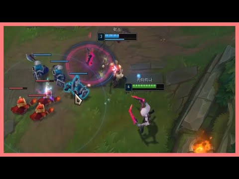 알고 계신가요? 카타리나로 솔킬을 따면 높은 확률로 팀이 🤢🤮