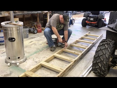 Building a strong Ladder for a deer stand | Box blind
