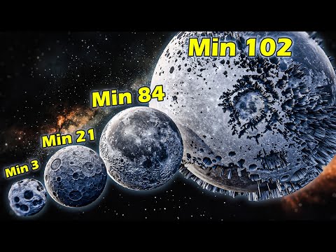 I increased the mass of the moon every minute