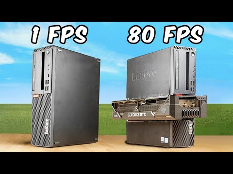 Insane $36 Old PC Upgrade – From 1 FPS to 80 FPS!