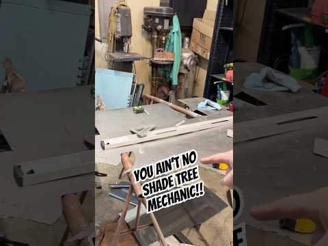 One day it’s a welding table…the next it’s floor pans. #crossthreadgarage