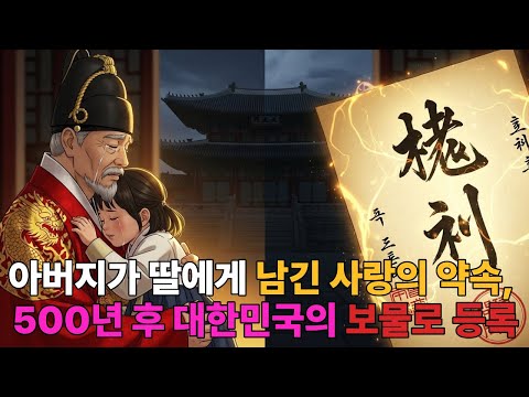 "조선 왕이 어린 딸을 위해 남긴 600년 전 문서가 국보 제515호가 되고 그 사연에 모두가 울었던 이유" #조선시대 #태조이성계 #왕실비사 #역사다큐 #칠점선 #숙신옹주 #국보