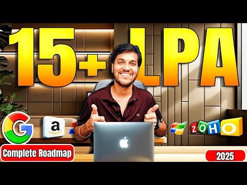 Complete Roadmap to Crack 15LPA+ Product Based Company in 2025 | 7 Steps in Just 30 Mins (Tamil)