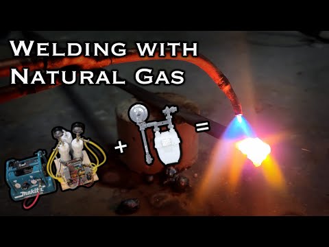Welding with Natural Gas and a DIY Oxygen Concentrator