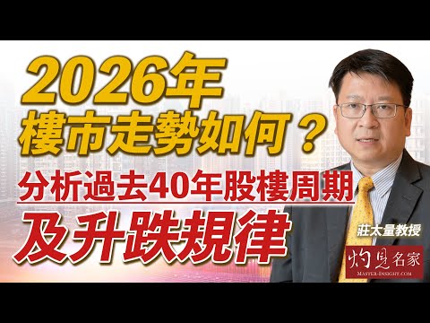 莊太量教授：2026年樓市走勢如何？分析過去40年股樓周期及升跌規律｜灼見財經｜2025-12-11