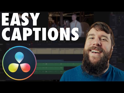 How To Create Captions Quickly & Easily In DaVinci Resolve