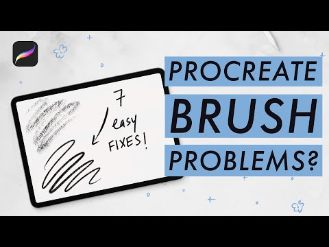 PROCREATE BRUSH PROBLEMS (7 easy fixes you need to know!)