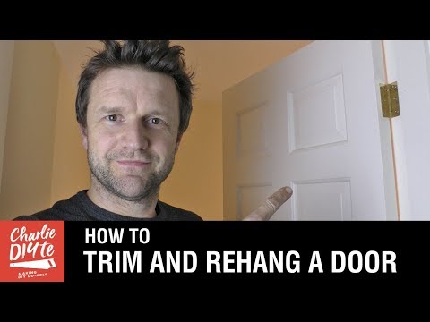 How to Trim and Rehang a Door
