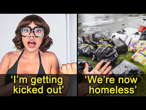 Woman BEGS FOR CASH After Going Homeless With 6 Kids and 4 Baby Daddies...