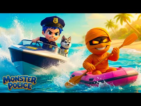 Polisi Monster 🧟🚨 | Lagu Anak-Anak | Kartun Anak | Baby Blue Monster Police Bahasa Indonesia