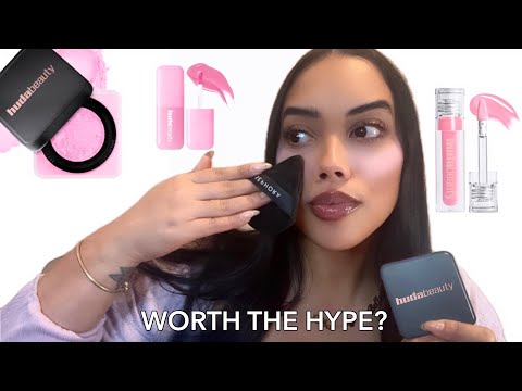 I Tried Huda Beauty's New UBE Collection 😅 | First impression/review